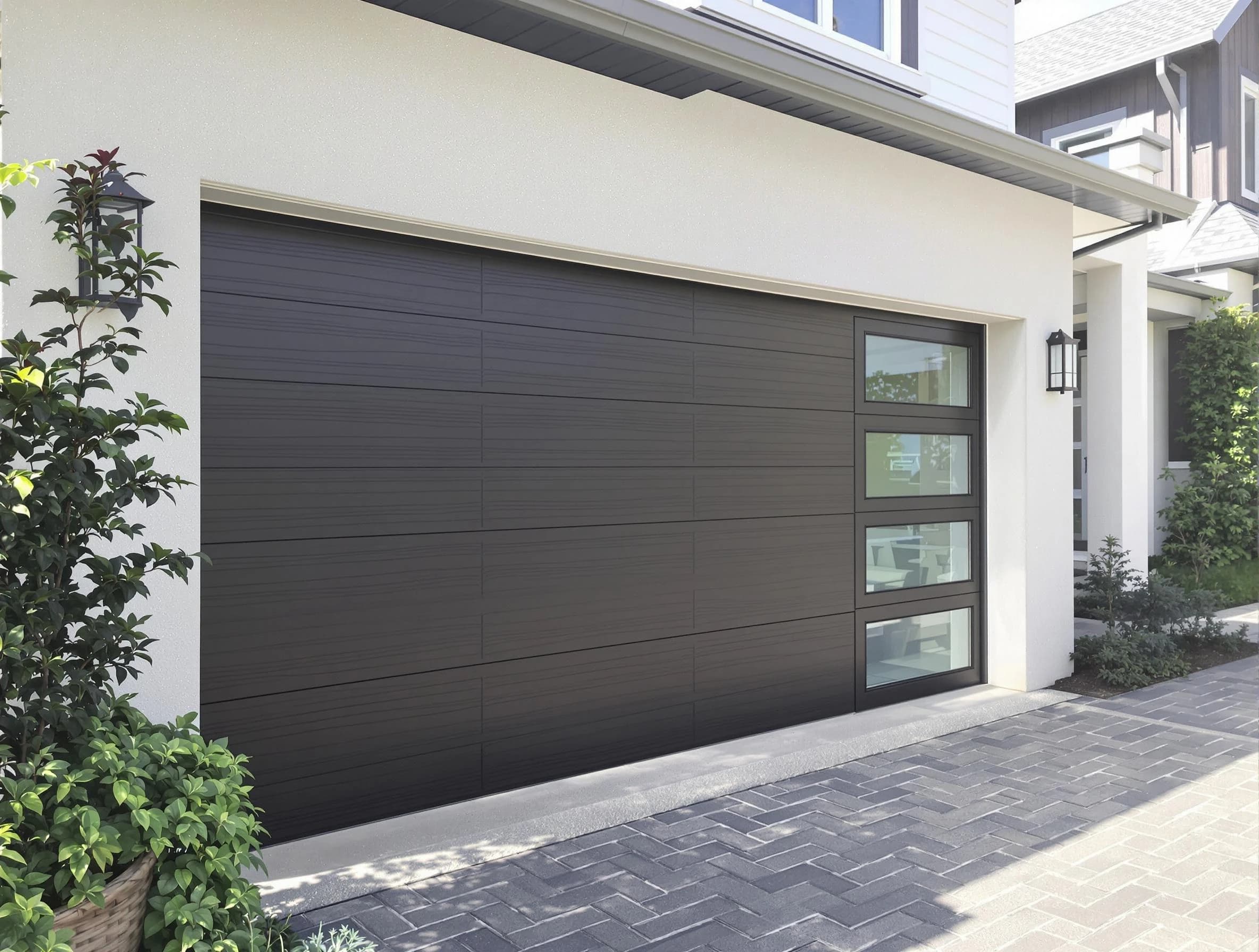 Custom garage door installation by Clarkstown Garage Door Repair in Clarkstown