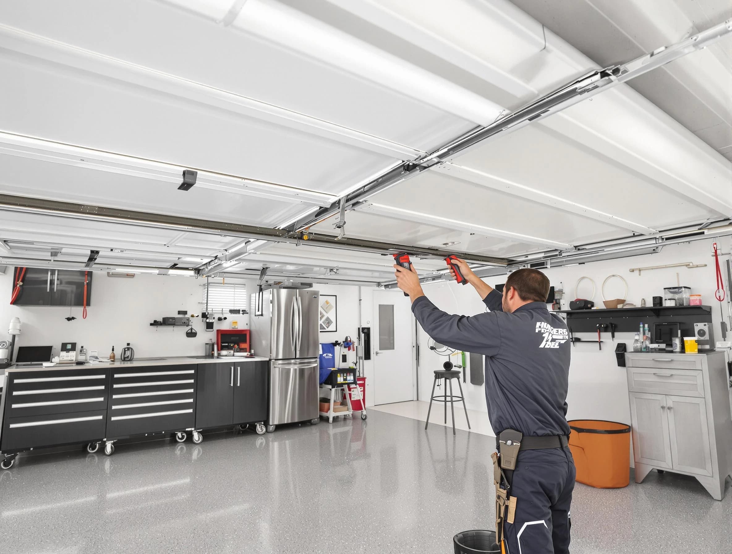 Overhead garage door repair service by Clarkstown Garage Door Repair in Clarkstown