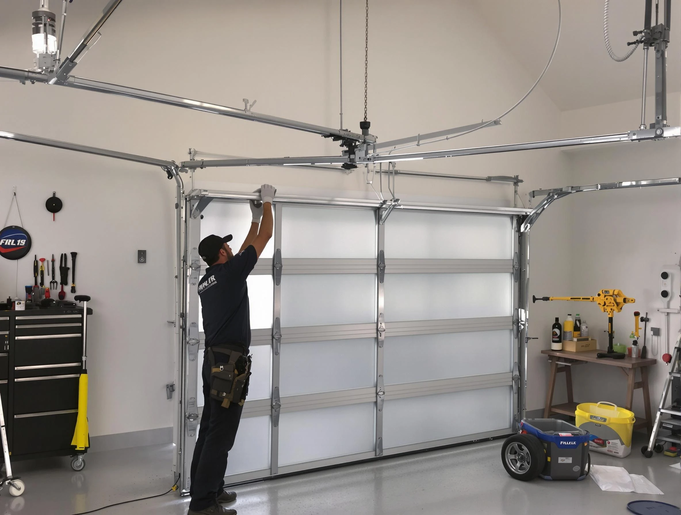Clarkstown Garage Door Repair certified team performing precision garage door installation in Clarkstown