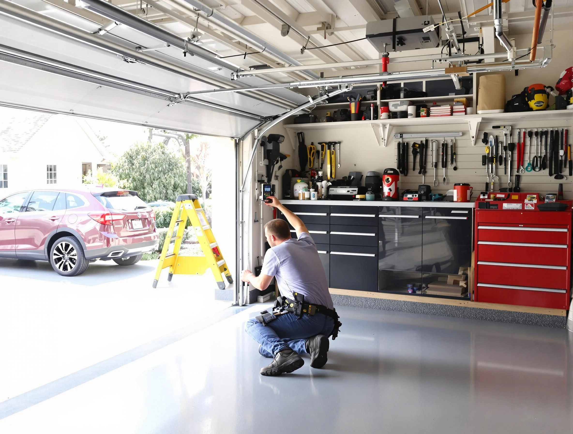 Local garage door repair service by Clarkstown Garage Door Repair in Clarkstown