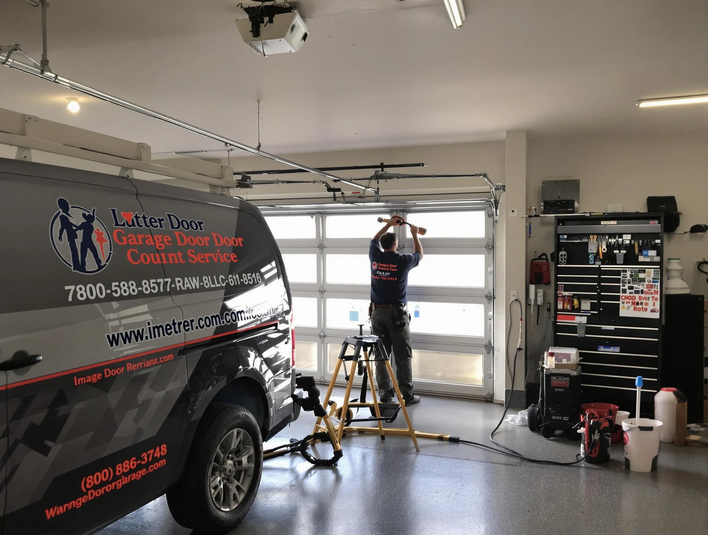 Clarkstown Garage Door Repair team performing same-day garage door repair in Clarkstown