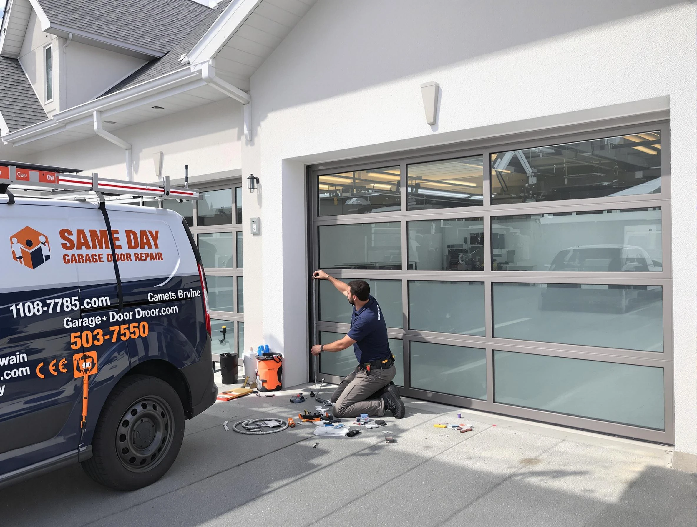 Same-day garage door repair service by Clarkstown Garage Door Repair in Clarkstown